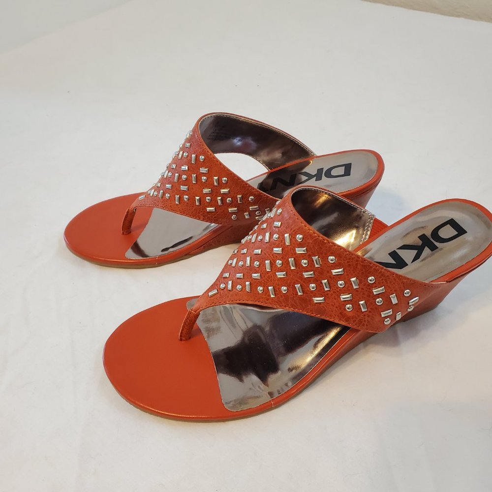 DKNYC Caylee Studded Heeled Sandal Woman's 8M - Picture 4 of 6